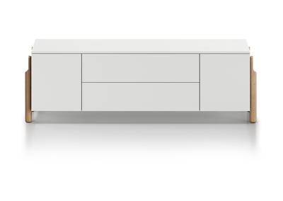 Тумба под ТВ Ellipsefurniture Тумба Basic 2 двери 2 ящика ширина 170 см (белый) арт. BS01480200136