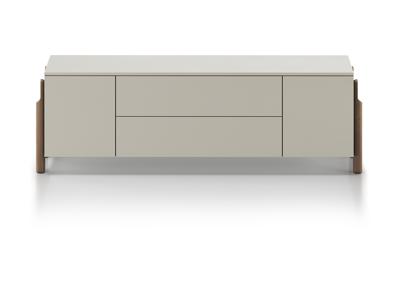 Тумба под ТВ Ellipsefurniture Тумба Basic 2 двери 2 ящика ширина 170 см (серо-бежевый) арт. BS01480213736