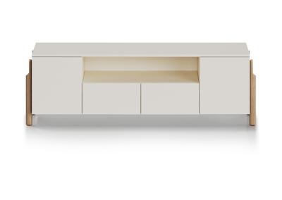 Тумба под ТВ Ellipsefurniture Тумба Basic под ТВ с нишей ширина 170 см (молочный) арт. BS01500200236