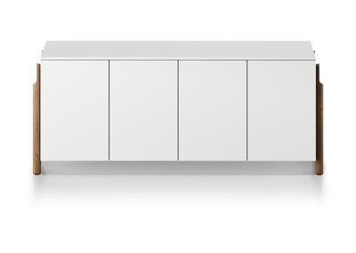 Тумба под ТВ Ellipsefurniture Тумба Basic 4 двери ширина 170 см (белый) арт. BS01490200136