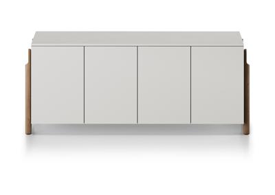 Тумба под ТВ Ellipsefurniture Тумба Basic 4 двери ширина 170 см (дымка) арт. BS01490213536