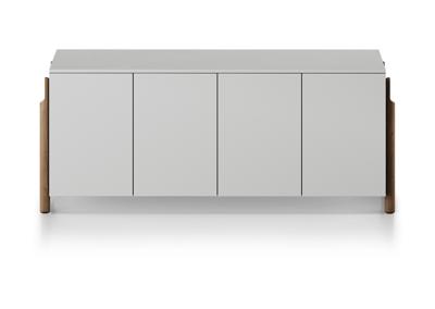 Тумба под ТВ Ellipsefurniture Тумба Basic 4 двери ширина 170 см (светло-серый) арт. BS01490209936