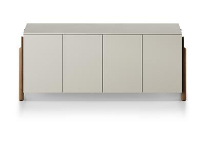 Тумба под ТВ Ellipsefurniture Тумба Basic 4 двери ширина 170 см (серо-бежевый) арт. BS01490210036