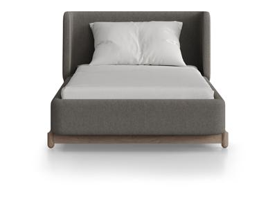 Кровать Ellipsefurniture Кровать Basic спальное место 90*200 см (капучино, твид) арт. BS01177108103