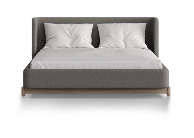 Кровать Ellipsefurniture Кровать Basic спальное место 140*200 см (капучино, твид) арт. BS01197108103