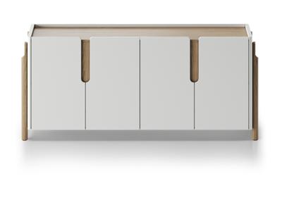 Тумба под ТВ Ellipsefurniture Комод Basic 4 двери ширина 180 см (белый) арт. BS01260200122