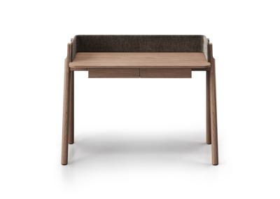 Стол письменный Ellipsefurniture Консоль Basic 120*45 см (натуральный дуб, коричневый рогожка) арт. BS01581500305