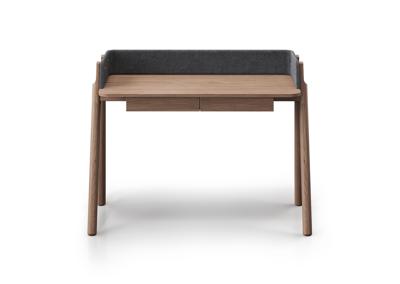 Стол письменный Ellipsefurniture Консоль Basic 120*45 см (натуральный дуб, серый рогожка) арт. BS01581500505