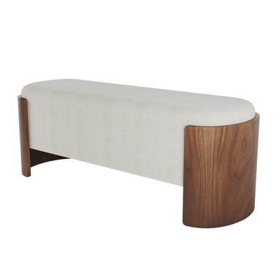 Банкетка Ellipsefurniture Банкетка Lagom 100 см (молочный, орех) арт. LG010305500101