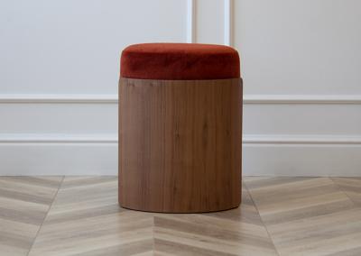 Пуф Ellipsefurniture Пуф Lagom (терракотовый, орех) арт. LG010317590301
