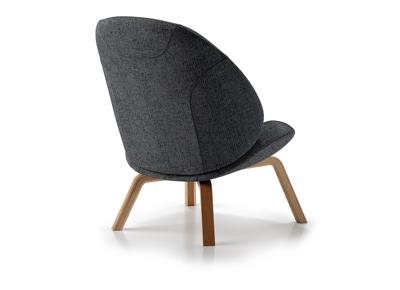 Стол письменный Ellipsefurniture Кресло Ellipse E8.1 (серый, рогожка) арт. EB01605500505