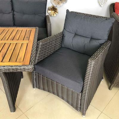 Комплект Афина Комплект плетеной мебели AFM-308G Brown/Grey арт. AFM-308G Brown-Grey
