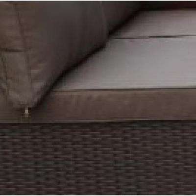 Комплект Афина Плетеный модульный диван YR822BB-Brown/Brown арт. YR822BB-Brown-Brown