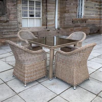 Обеденная группа Афина Комплект мебели T257B/Y490 Beige (4+1) арт. T257B/Y490 Beige 4Pcs