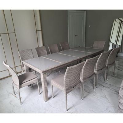 Подушка Афина Комплект плетеной мебели T438/Y380C-W85 Latte (10+1) + подушки арт. T438/Y380C-W85 Latte 10PCS