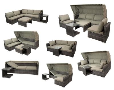 Комплект Афина Диван-трансформер из искусственного ротанга AFM-320 Beige арт. AFM-320 Beige
