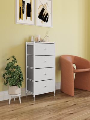 Комод Мебель Импэкс Комод Leset Нирита/Хайди, 4 ящика, Белый арт. 2500000209673