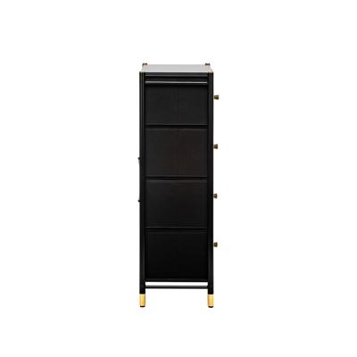 Комод Мебель Импэкс Комод Leset Нирита/Хайди, 8 ящиков, Черный арт. 2500000209741