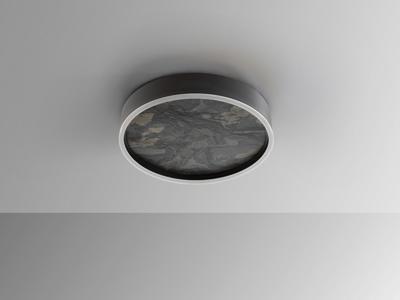 Потолочный светильник Schuller Потолочный светильник Stone CCT- черный LED 40D арт. 215916