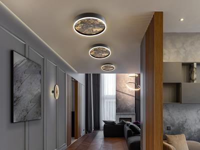 Потолочный светильник Schuller Потолочный светильник Stone CCT- черный LED 40D арт. 215916