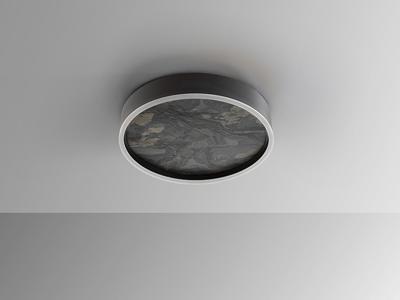Потолочный светильник Schuller Потолочный светильник Stone CCT- черный LED 40D арт. 215916