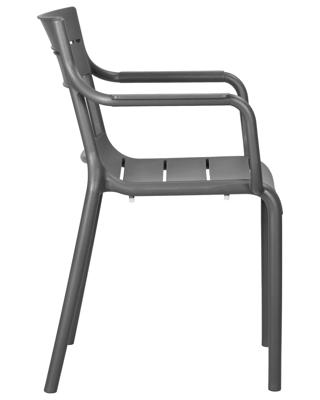 Стул DOBRIN Стул обеденный DOBRIN TIM ARM, темно-серый (GR-04) арт. LMZL-PP903_P_GR-04