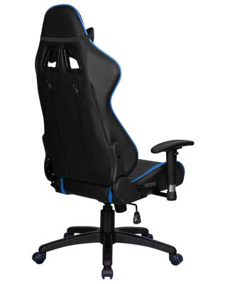 Кресло DOBRIN Кресло игровое DOBRIN BRIAN, черно-синяя экокожа арт. LMR-130B_P_EL-black-blue