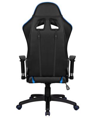 Кресло DOBRIN Кресло игровое DOBRIN BRIAN, черно-синяя экокожа арт. LMR-130B_P_EL-black-blue