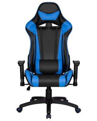 Кресло DOBRIN Кресло игровое DOBRIN BRIAN, черно-синяя экокожа арт. LMR-130B_P_EL-black-blue