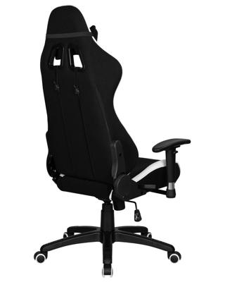 Кресло DOBRIN Кресло игровое DOBRIN DALLAS, черно-белая ткань арт. LMR-131B_P_TT-black-white