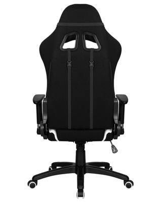 Кресло DOBRIN Кресло игровое DOBRIN DALLAS, черно-белая ткань арт. LMR-131B_P_TT-black-white