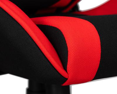 Кресло DOBRIN Кресло игровое DOBRIN DALLAS, черно-красная ткань арт. LMR-131B_P_TT-black-red