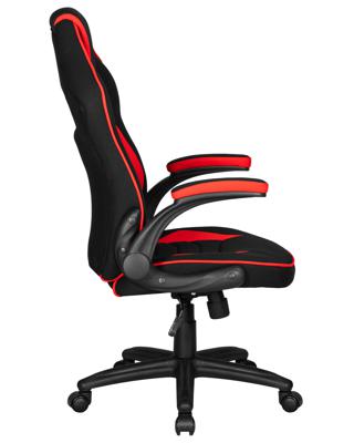 Кресло DOBRIN Кресло игровое DOBRIN RICK, черно-красная ткань арт. LMR-132B_P_TT-black-red