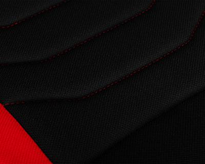 Кресло DOBRIN Кресло игровое DOBRIN RICK, черно-красная ткань арт. LMR-132B_P_TT-black-red