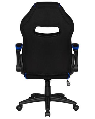 Кресло DOBRIN Кресло игровое DOBRIN RICK, черно-синяя ткань арт. LMR-132B_P_TT-black-blue
