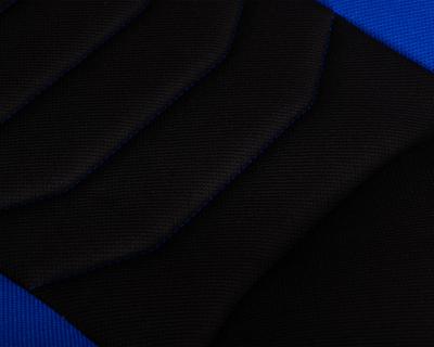Кресло DOBRIN Кресло игровое DOBRIN RICK, черно-синяя ткань арт. LMR-132B_P_TT-black-blue