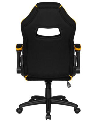 Кресло DOBRIN Кресло игровое DOBRIN RICK, черно-желтая ткань арт. LMR-132B_P_TT-black-yellow