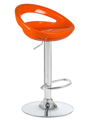 Стул барный DOBRIN Стул барный DOBRIN DISCO, оранжевый арт. LM-1010_CH-M_ABS-orange