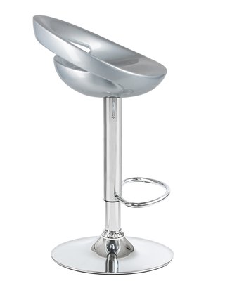Стул барный DOBRIN Стул барный DOBRIN DISCO, серебряный арт. LM-1010_CH-M_ABS-silver