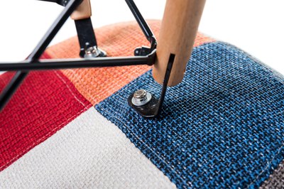 Стул DOBRIN Стул обеденный DOBRIN DAW PATCHWORK, цвет сиденья мозаика арт. LMZL-PP620G_LB-MTR_TT-mosaic