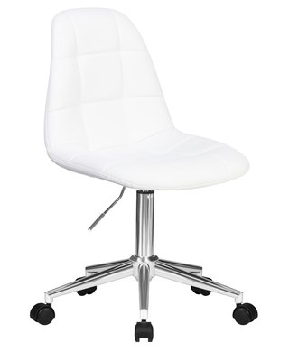 Кресло DOBRIN Офисное кресло для персонала DOBRIN MONTY, белый арт. LM-9800_CH-M_EL-white