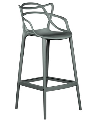 Стул барный DOBRIN Стул барный DOBRIN MASTERS BAR, тёмно-серый (GR-04) арт. LMZL-PP601C_P-GR-04