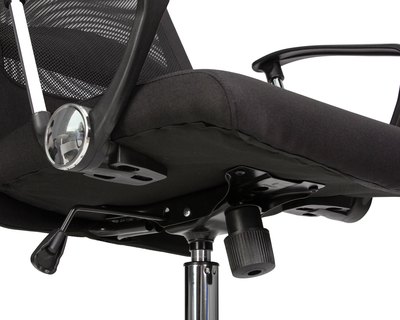 Кресло DOBRIN Офисное кресло для персонала DOBRIN PIERCE, чёрный арт. LMR-119B_CH-M_TT-black