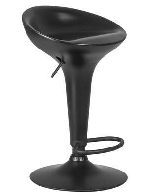 Стул барный DOBRIN Стул барный DOBRIN BOMBA BLACK, чёрный арт. LM-1004_B-M_ABS-black
