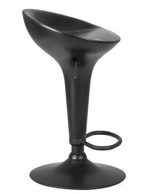 Стул барный DOBRIN Стул барный DOBRIN BOMBA BLACK, чёрный арт. LM-1004_B-M_ABS-black
