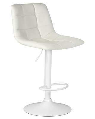 Стул барный DOBRIN Стул барный DOBRIN TAILOR WHITE, белый PU арт. LM-5017_W-M_EL-white