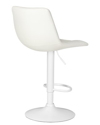 Стул барный DOBRIN Стул барный DOBRIN TAILOR WHITE, белый PU арт. LM-5017_W-M_EL-white