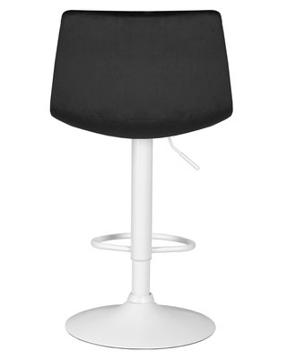 Стул барный DOBRIN Стул барный DOBRIN TAILOR WHITE, черный велюр (MJ9-101) арт. LM-5017_W-M_V-MJ9-101