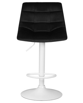 Стул барный DOBRIN Стул барный DOBRIN TAILOR WHITE, черный велюр (MJ9-101) арт. LM-5017_W-M_V-MJ9-101