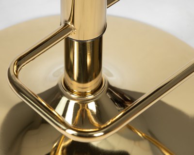 Стул барный DOBRIN Стул барный DOBRIN CHARLY GOLD, черный велюр (MJ9-101) арт. LM-5019_G-M_V-MJ9-101